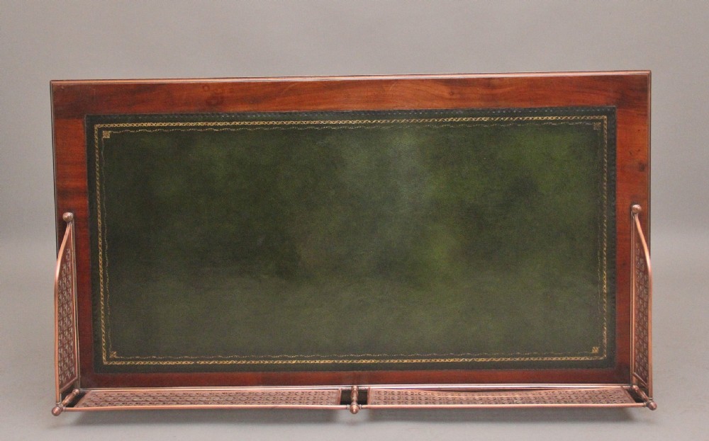 19th Century walnut pedestal desk View X