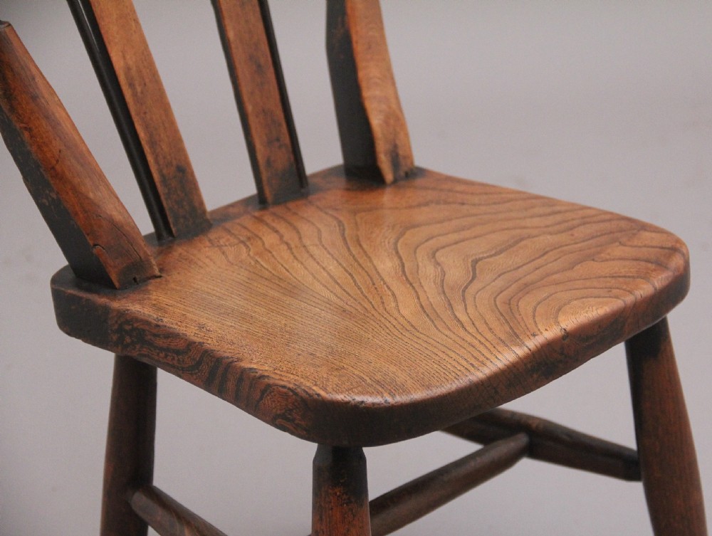 19th Century elm child's chair View II