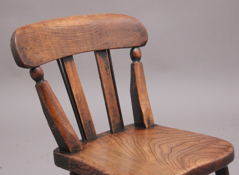 19th Century elm child's chair View III