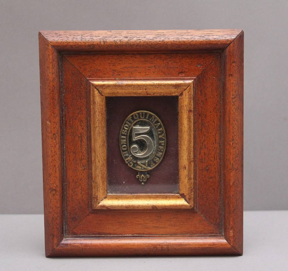 19th Century British military presentation badge