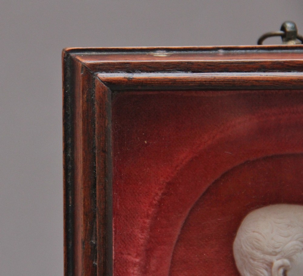 19th Century wax relief portrait of Napoleon Bonaparte View II