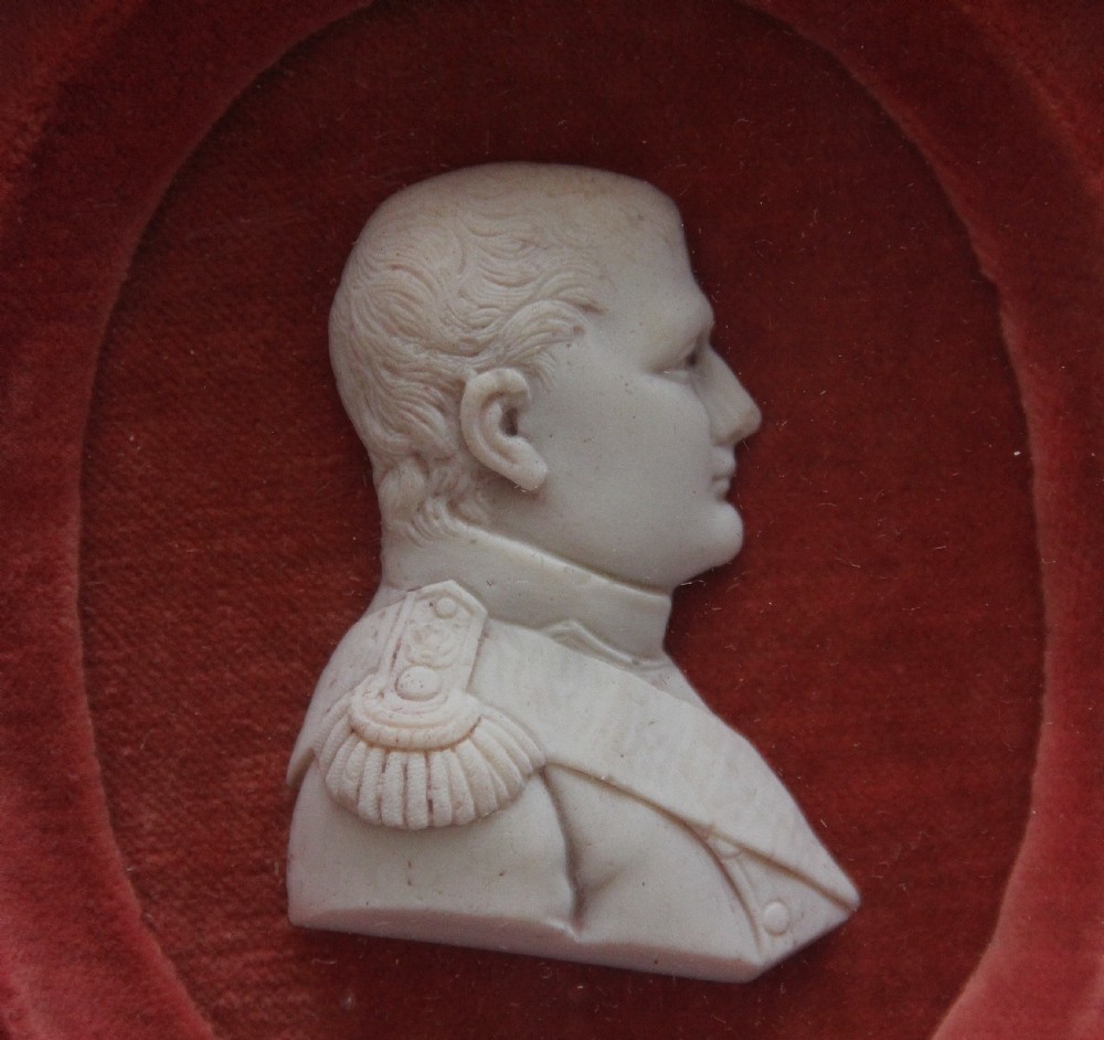 19th Century wax relief portrait of Napoleon Bonaparte View III