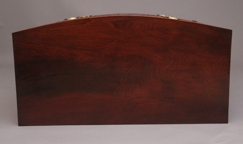 Early 19th Century mahogany bowfront chest View X