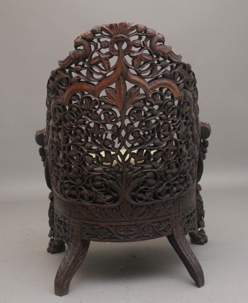 19th Century Anglo-Indian armchair View V