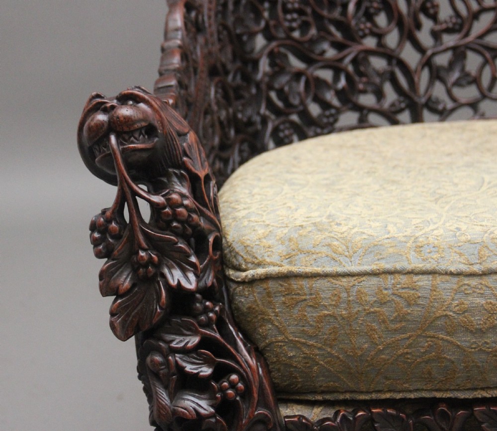 19th Century Anglo-Indian armchair View IX
