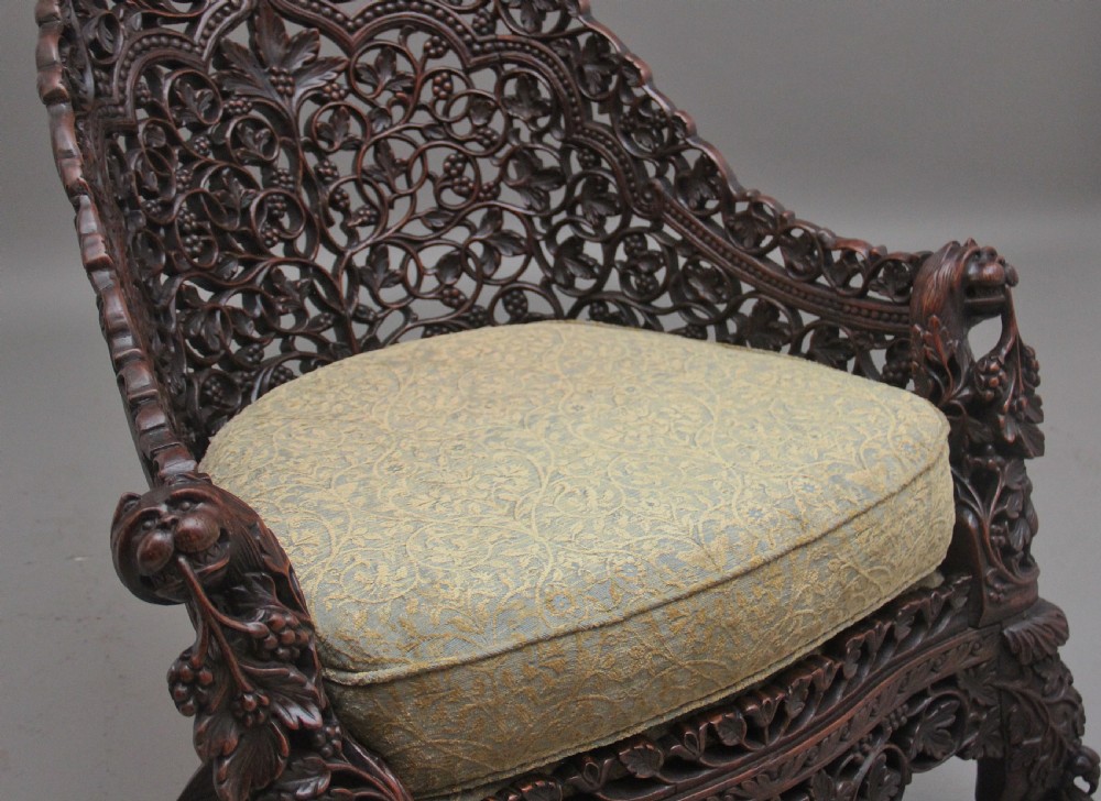 19th Century Anglo-Indian armchair View XII