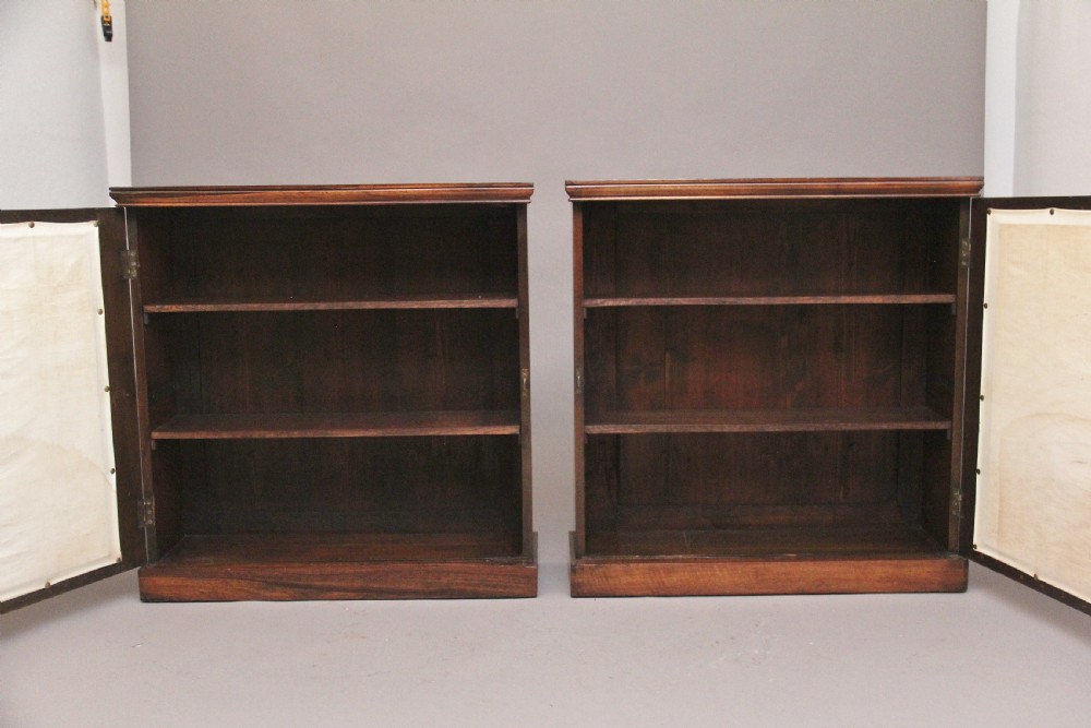 Pair early 19th Century rosewood cabinets  View VI