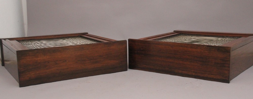 Pair early 19th Century rosewood cabinets  View XIII