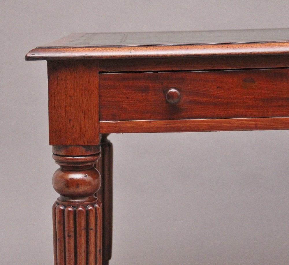 19th Century antique mahogany partners writing desk View V
