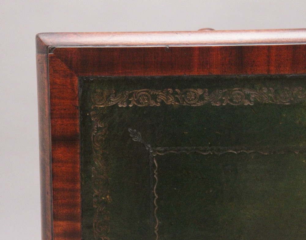 19th Century antique mahogany partners writing desk View XI
