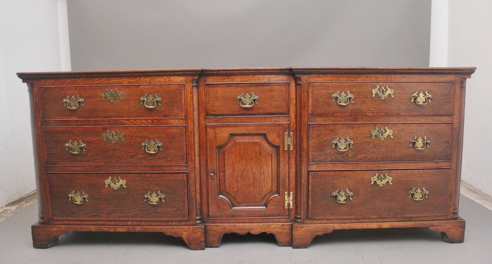 Large 18th Century antique oak dresser