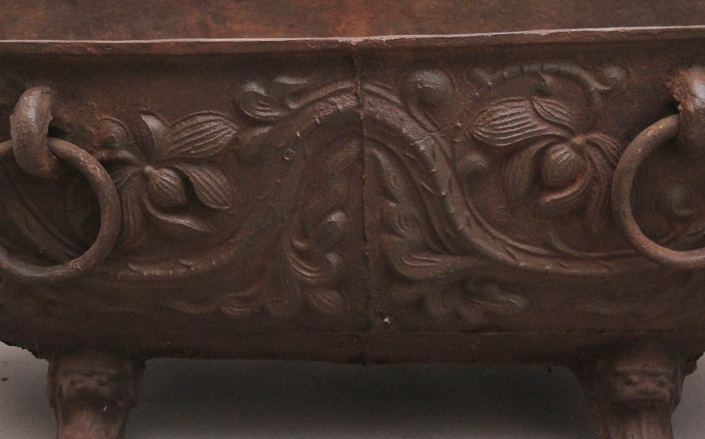 Early 19th Century Chinese cast iron temple bath View VI