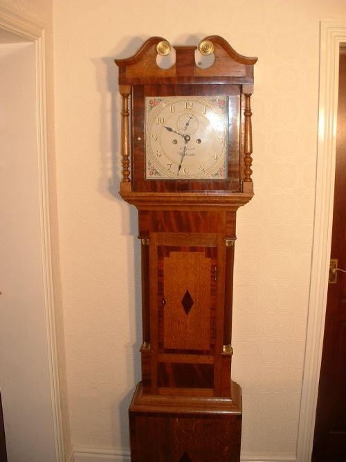 Longcase Clock by F. Merrell of Winchcomb.