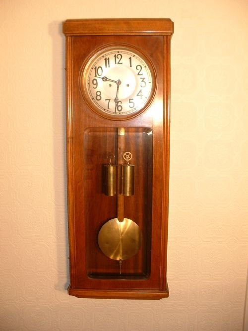 Lenzkirch Double Weight Stationmasters Clock