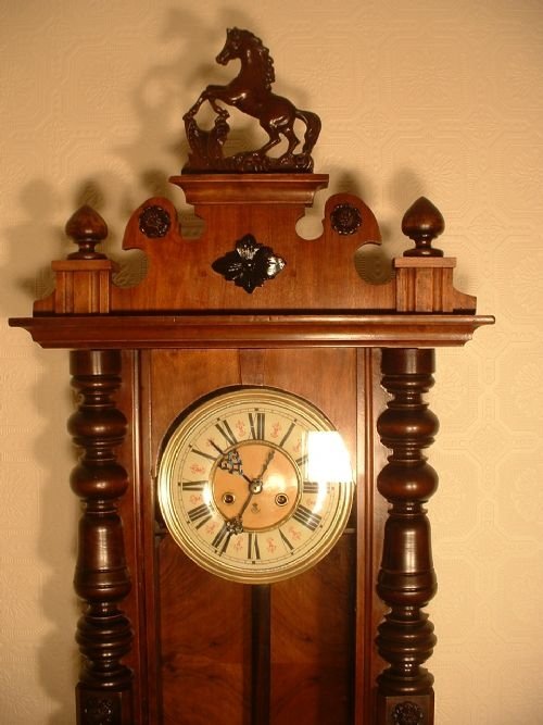 fig 1. Gustav Becker Vienna Wallclock.
