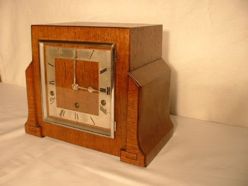 fig 1. Garrard Art-Deco Westminster Mantel Clock.