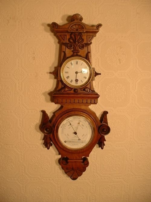 Clock/barometer