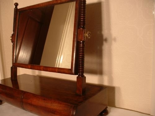 fig 1. Georgian Mahogany Dressing Mirror