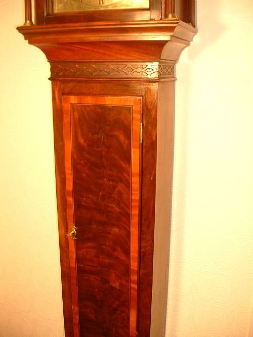 fig 1. Important 8 day Georgian Loncase Clock