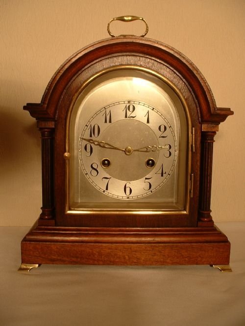 fig 1. Mahogany Bracket Clock