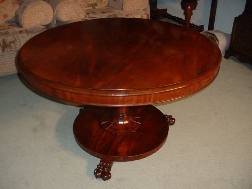 William IV Tilt-top Mahogany Dining Table