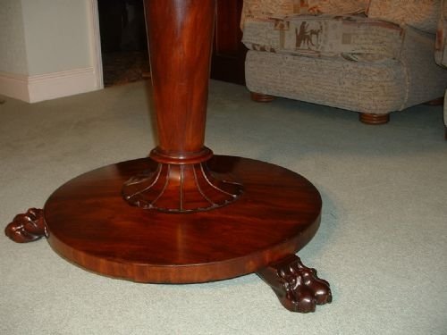 fig 1. William IV Tilt-Top Mahogany Dining Table