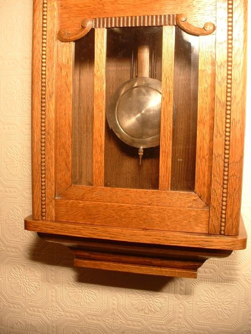fig 1. Arts & Crafts Style, Westminster Chime Wallclock