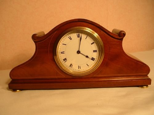 Inlaid Mahogany Mantle Clock.