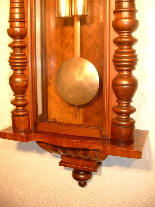 fig 2. Gustav Becker Double-weight Vienna Regulator