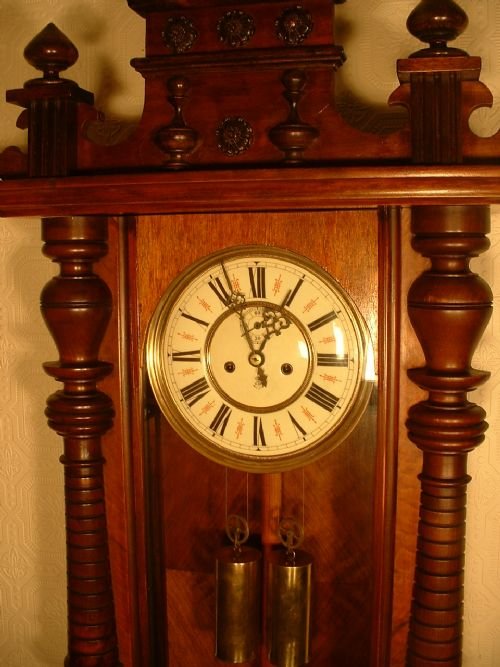fig 1. Gustav Becker Double-weight Vienna Regulator