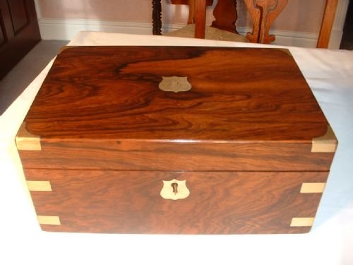 Rosewood Writing Slope. Lapdesk.