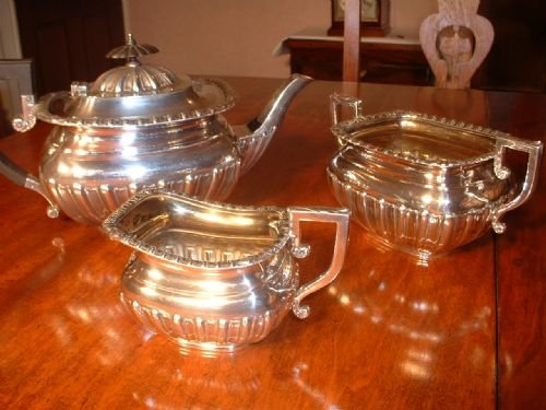 Silver Plated Tea Set by Elkington