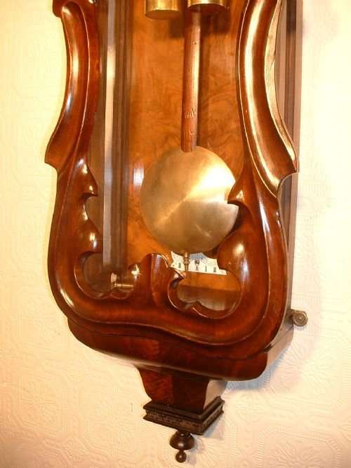fig 1. Gustav Becker Serpentine Vienna Wallclock