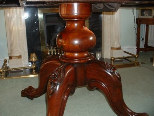 fig 1. Victorian Mahogany Tilt-Top Dining Table