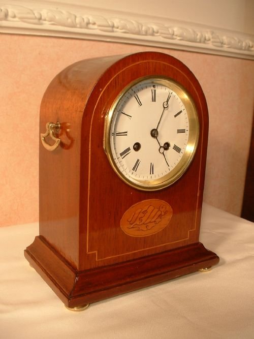 Superb Mahogany Bracket Clock.