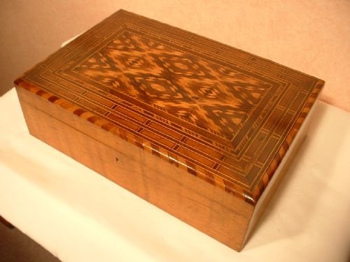 Inlaid Sewing Box