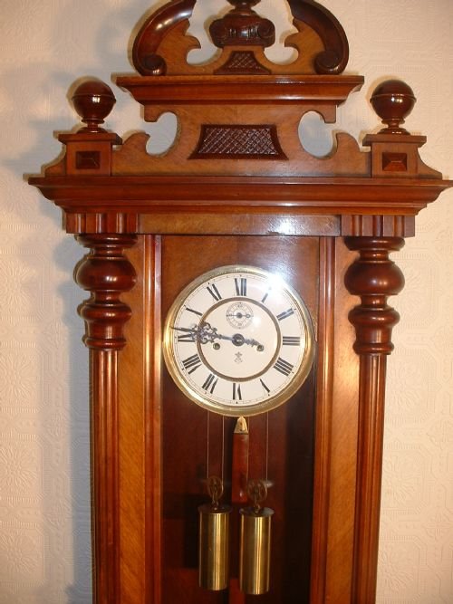 fig 1. Gustav Becker Vienna Wallclock