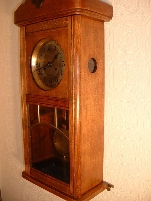 fig 1. An Arts & Crafts Chimming Wallclock