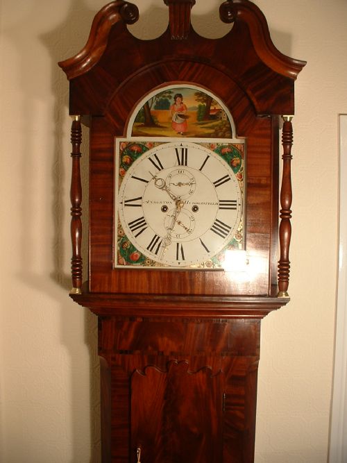 Regency Longcase Clock by Anderton of Heddersfield