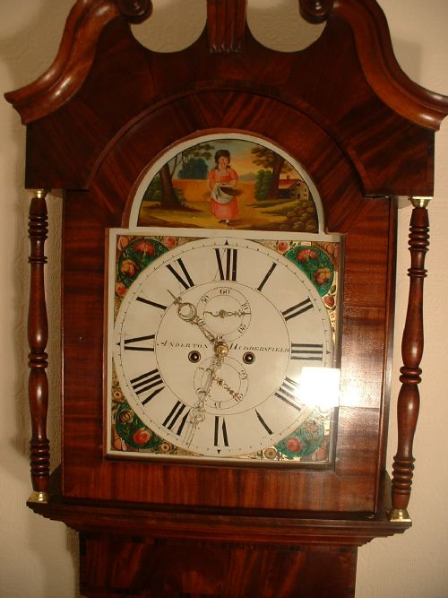 fig 1. Regency Longcase clock by ANDERTON of HEDDERSFIELD