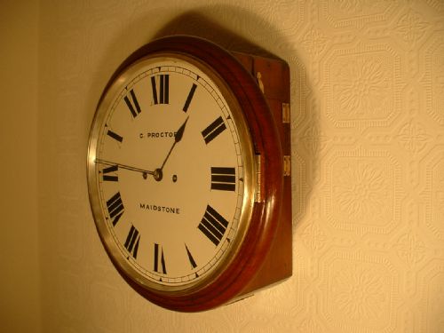 Rare Double Fusee Striking Wallclock