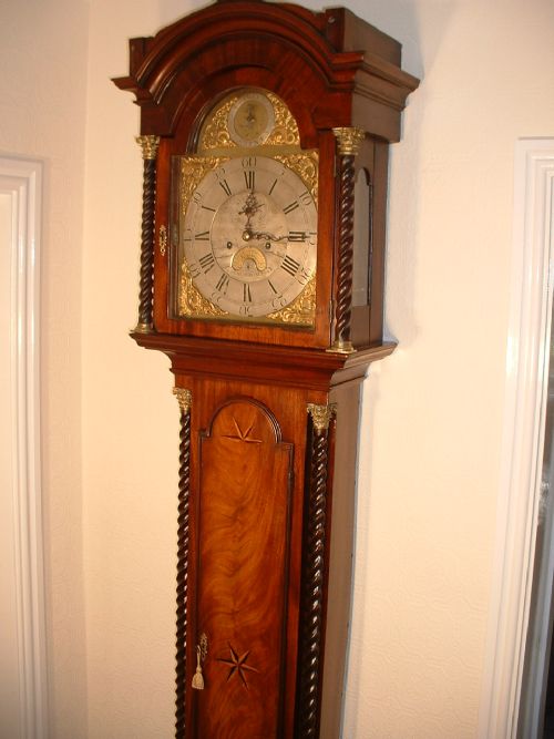 fig 2. Outstanding Georgian Longcase Clock