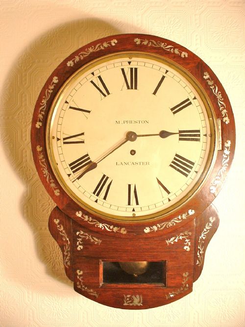 fig 1. Dropdial Fusee Wall Clock