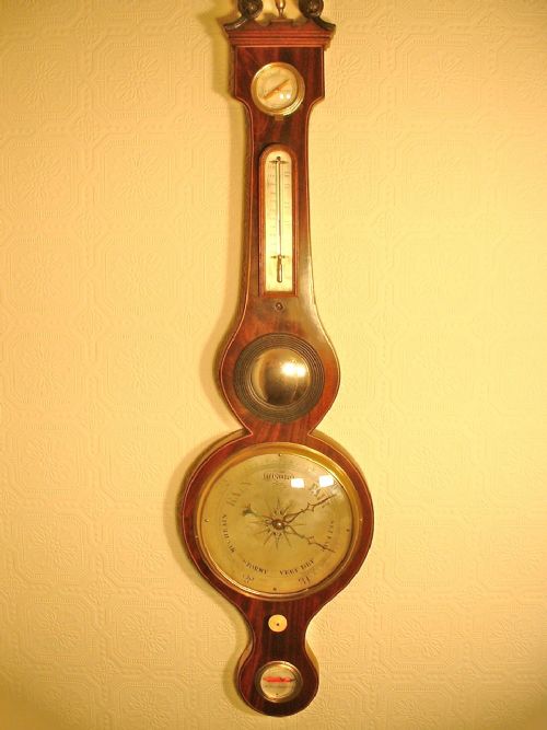 5 Glass Mercury Barometer by Cremenini of Wolverhampton