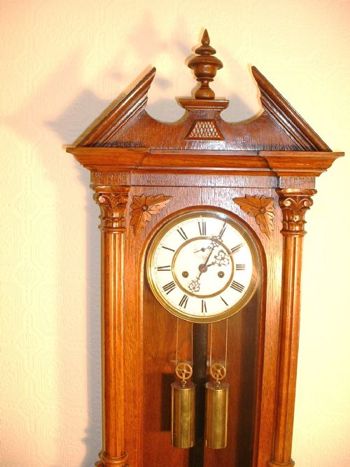 fig 1. Gustav Becker Vienna Wall Clock