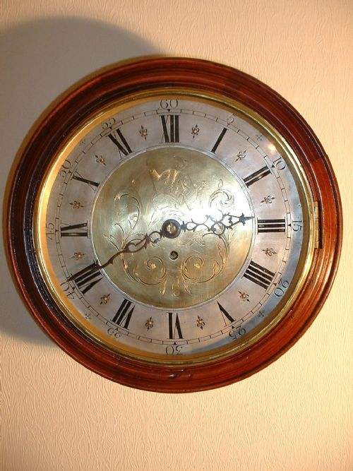 fig 1. Brass Faced Wall Clock.