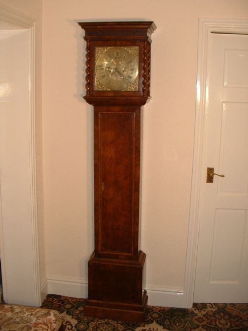 Burr Walnut Long-case Clock