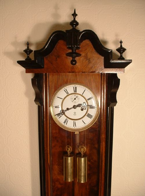 fig 1. Slimline Vienna Wall Clock.
GUSTAV BECKER.
