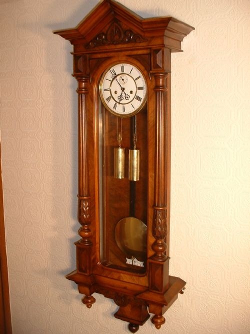 Gustav Baecker Vienna Wall Clock.