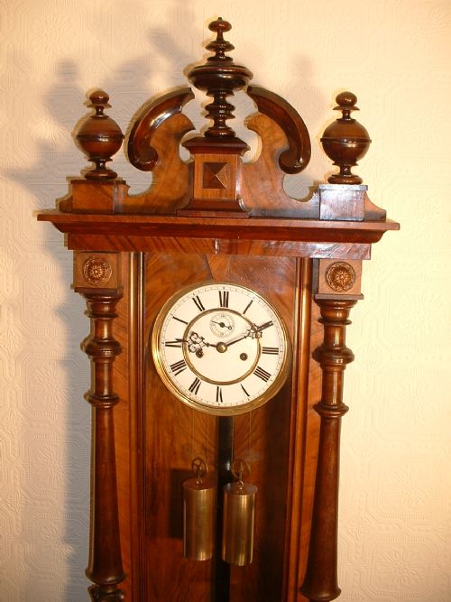 fig 1. Gustav Becker Vienna Wall Clock.